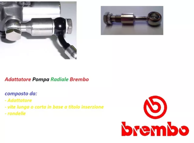 Adattatore Pompa Radiale Brembo APR CORTO da Pompa assiale a Radiale