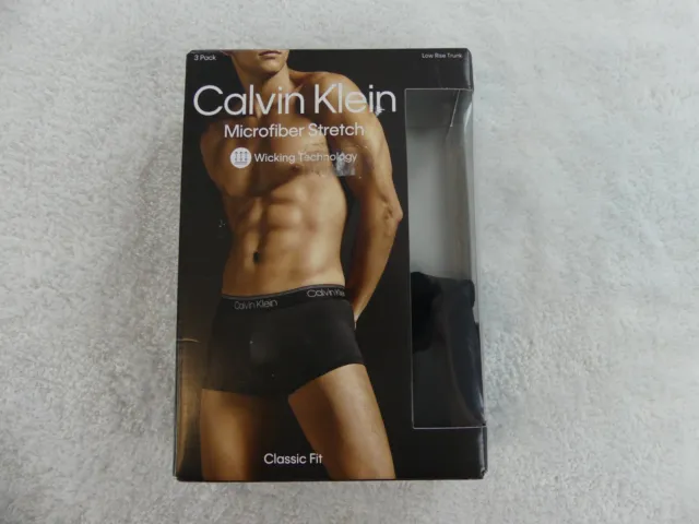 Calvin Klein Men's Boxer X Micro Low Rise U8802 Trunk Ck Underwear Brief  Bottom
