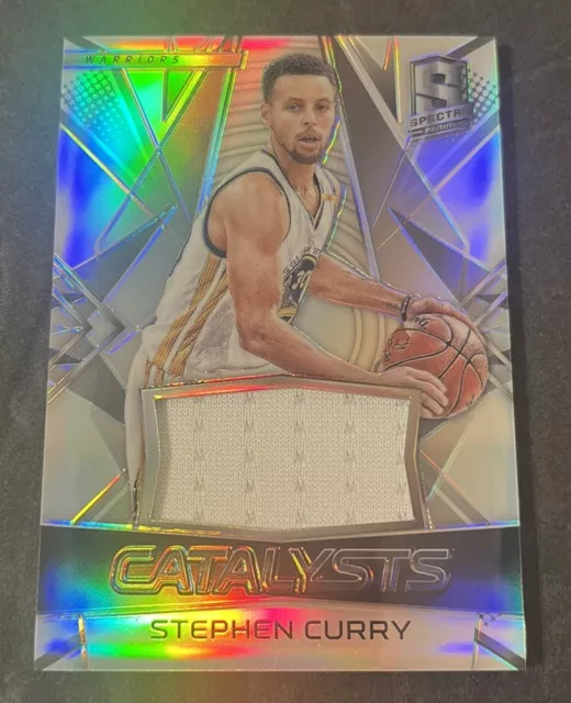 2016/17 Spectra - Stephen Curry - Catalyst Game Used Patch - #d 46/149 Made