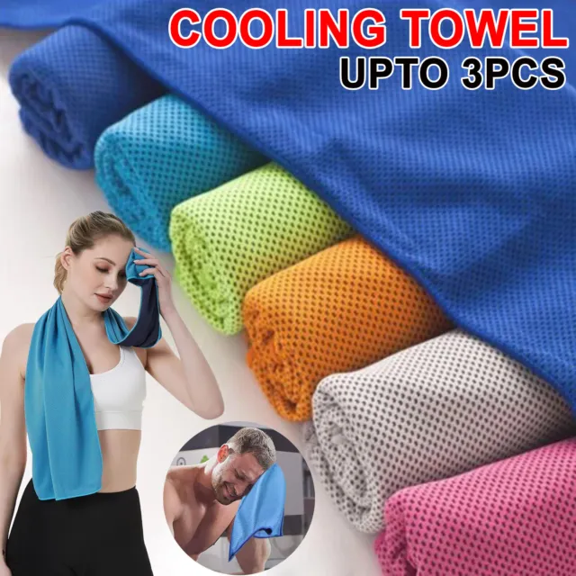 Instant Cooling Towel Ice Cool Towel Outdoor Cycling Jogging Sports Gym Towels