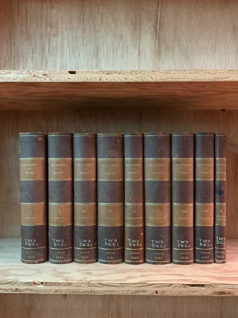 Historiarum Romanarum Quae Supersunt - (9 Volumes, COMPLETE SET)