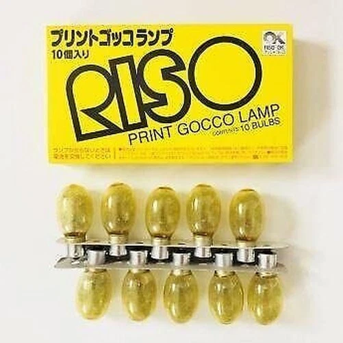 [ Riso Kagaku ] Estampado Gokko Lámpara (10 Piezas)