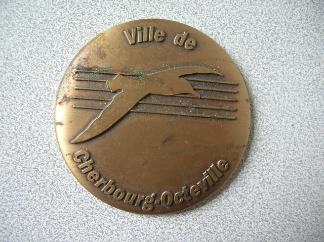 Autocollant Sticker Blason De Cherbourg-Octeville (50) - Décoration Adhésive Pour Voiture, Casier, Etc.