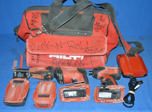 Hilti SD4500-A22 Drywall Screw Gun, SID 4A22 Impact Driver, 2 Batteries, Charger