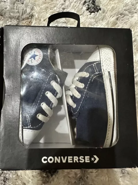 Converse Baby Infant Chuck Taylor All Star Cribster Sneaker Navy Size: 4C