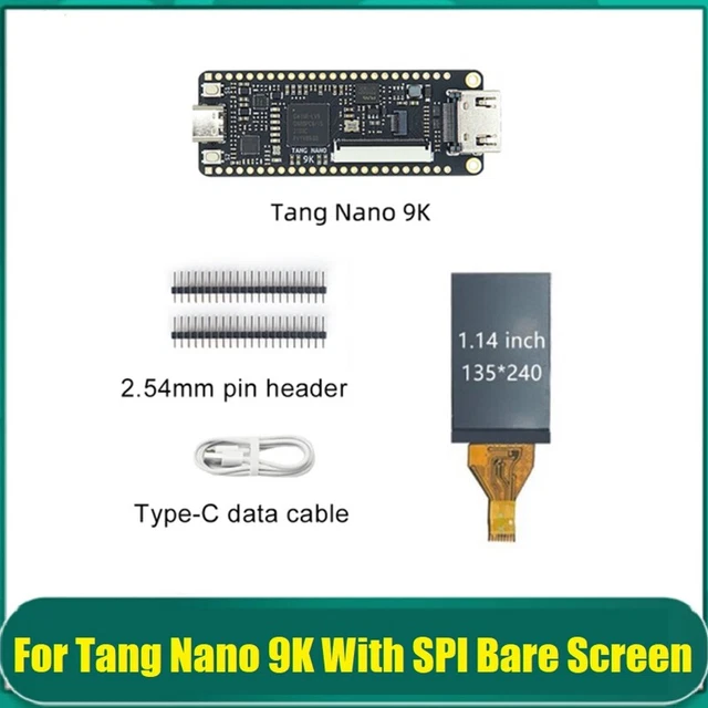 Scheda di sviluppo GoAI 9K FPGA GoAI GW1NR-9 RISC-V RV 40P RGB interfaccia con K8X9