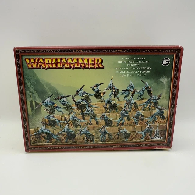 Lizardmen Kitbashing WARHAMMER LIZARDMEN SKINKS 24 Miniatures Citadel Multi Part Kit £55.00 ...