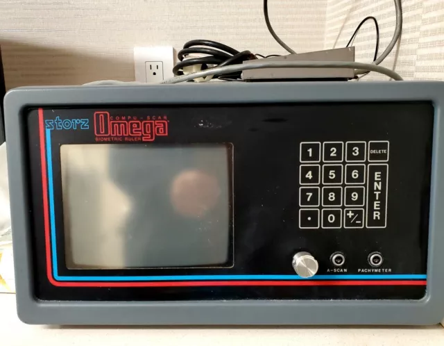 Storz Omega Compu Scan Biometric Ruler Pachymeter & A Scan  IOL Calculations