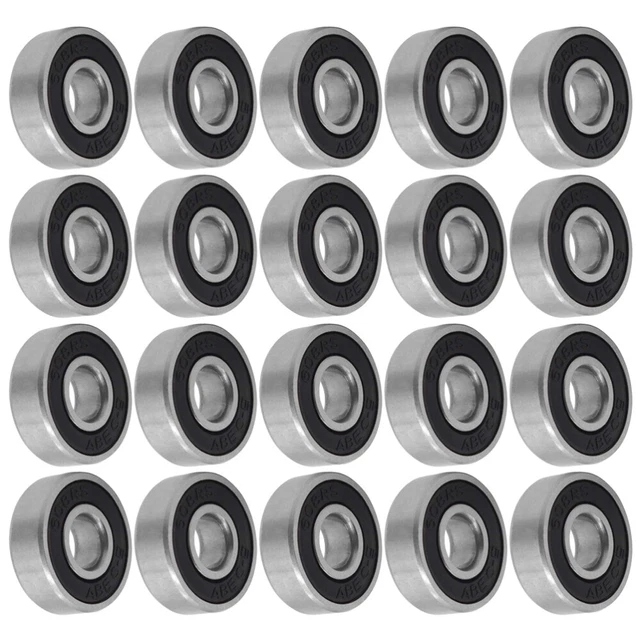 20 Pcs Cuscinetti Per Pattini Delle Ruote Sfera Scanalatura Profonda
