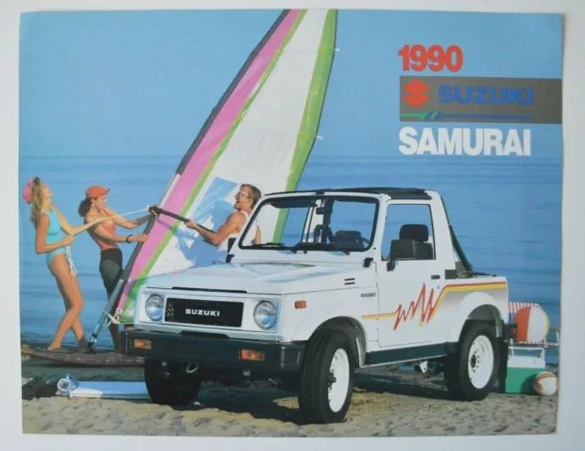 SUZUKI SAMURAI 1990 dealer brochure - French - Canadian Market