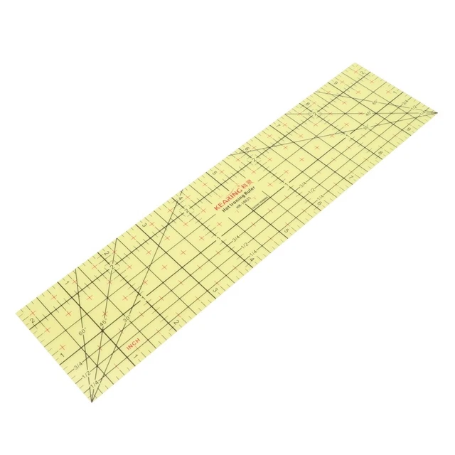 Línea de tela planchado línea de plancha línea de edredón plancha regla de patchwork