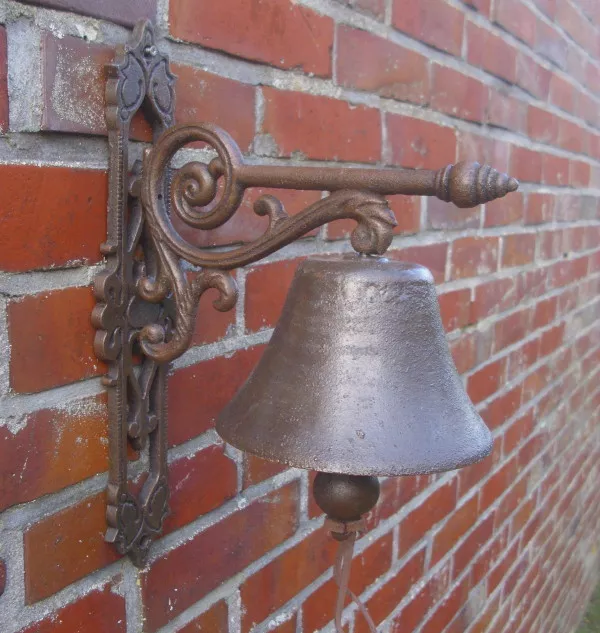 Türglocke Antik Nostalgie Stil Türklingel Glocke Landhausstil Gusseisen Neu