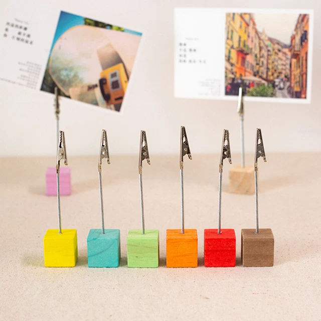 Clip Porta Foto EORPAVU 18 Pezzi - A Forma Di Cuore, Fiore E Stella - Foto 2