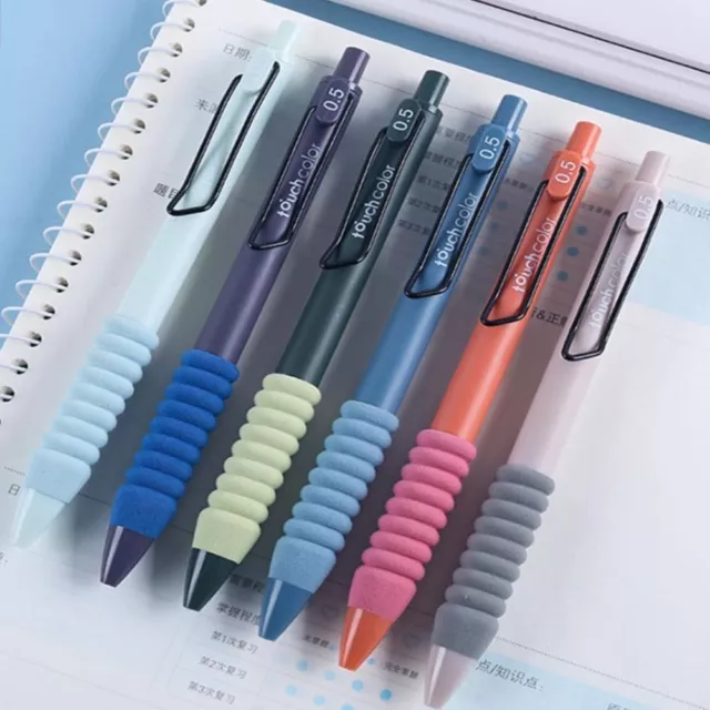 Einziehbar Tinte spitzer Stift 0,5mm Bürobedarf 6Pcs Gel-Pens  Zuhause