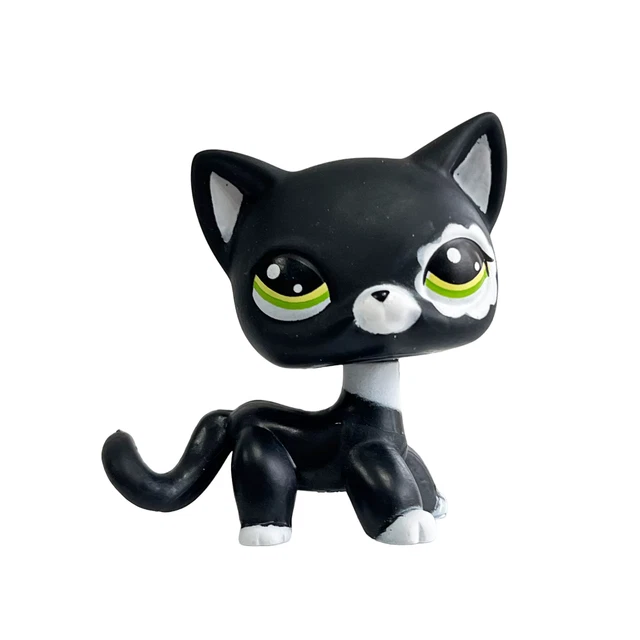 thumbnail image 2 of 2 Littlest Pet Shop Bobble Head Cats – #468 & #886 – Short Hair PVC Figures 2 of 5