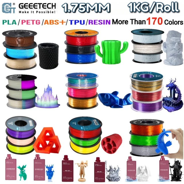 Fiktionsbescheinigung 81 Abs 3 Satz 1 GEEETECH MULTICOLORE PLA/ABS+/PETG/TPU/RÉSINE Impression 3D Filament