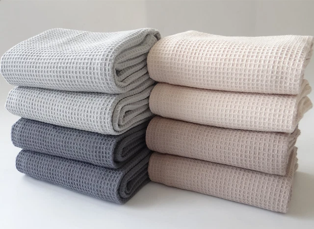 8 Pack Ultra Absorbent Quick Dry 100%Cotton Kitchen Dish Towels Cloths Tea Towel