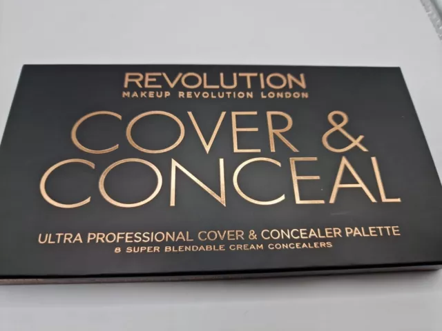 Makeup Revolution Cover and Conceal Palette Contour Highlighter Light