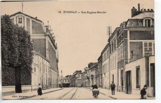 EPERNAY - Marne - CPA 51 - the streets - the street Eugene Mercier 2