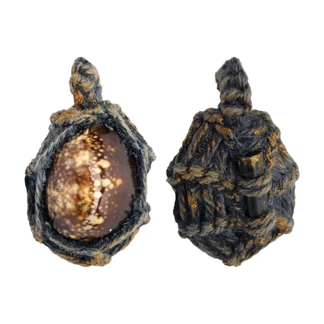 Bia Kae Takrut Lp Pern Sacré Talisman Bouddha Thai Ancienne Amulette Pendentif