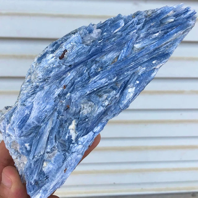1.19lb  Rare! Natural beautiful Blue KYANITE with Quartz Crystal Specimen Rough