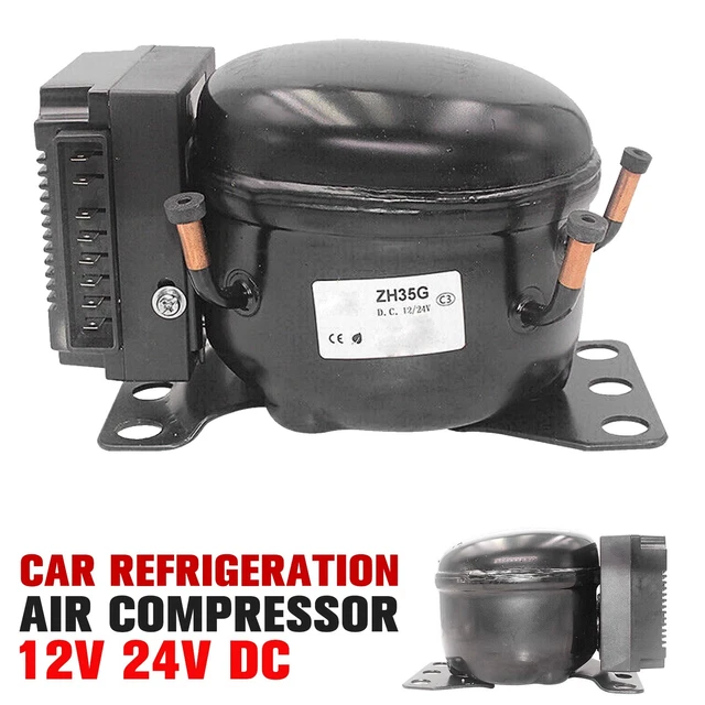 12V/24V DC CAR Refrigeration Air Compressor Fridge Freezer Marine Solar