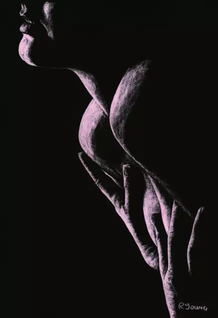 Cherish - Signed Contemporary Fine Art Giclée Print Figurative Female Sexy Nude