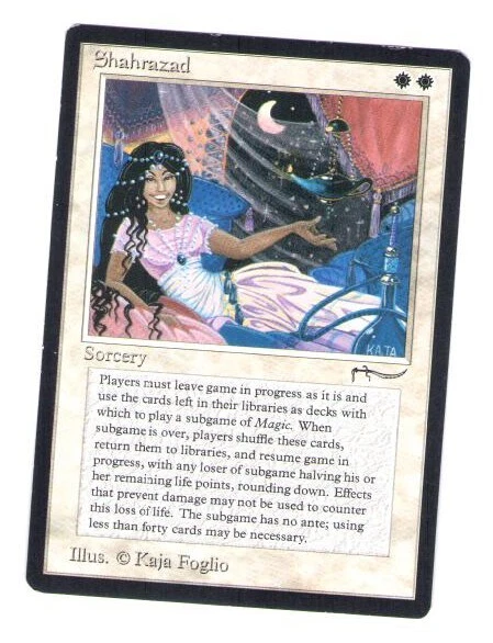 Shahrazad  – Arabian Nights Magic The Gathering MTG Rare