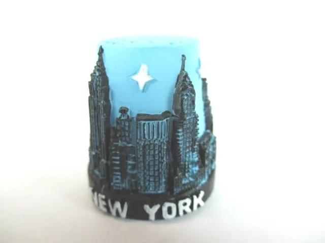 New York Thimble Poly, Empire State Building, of Liberty,