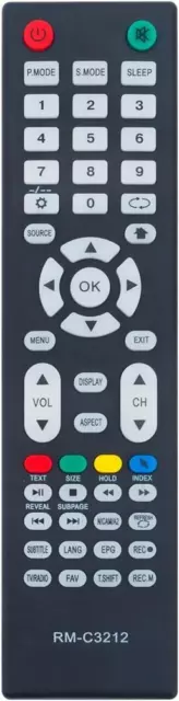 New RM-C3212 Replacement Remote Control fit for JVC 4K UHD Smart LED TV