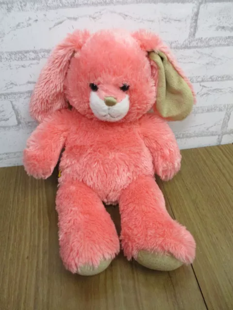 Build a bear Teddy bear pink bunny rabbit sparkle plush