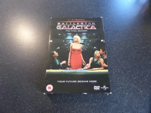 Battlestar Galactica The Complete Final Season DVD 4 Disc Boxset In VGC L@@K!!