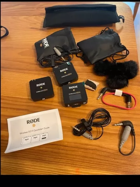 RODE Wireless GO II Duo Kit - 2 Microphones sans fil