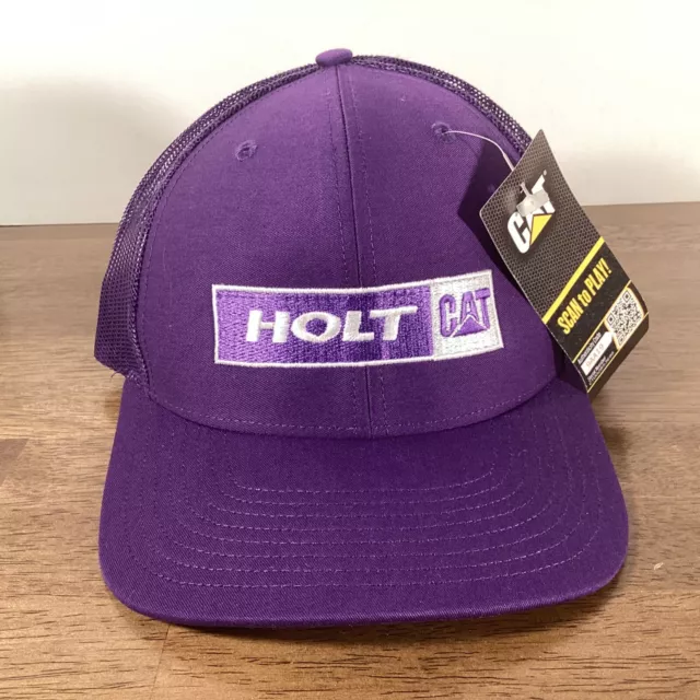 Cat Caterpillar Holt Snapback Hat Baseball Adult New With Tags Texas