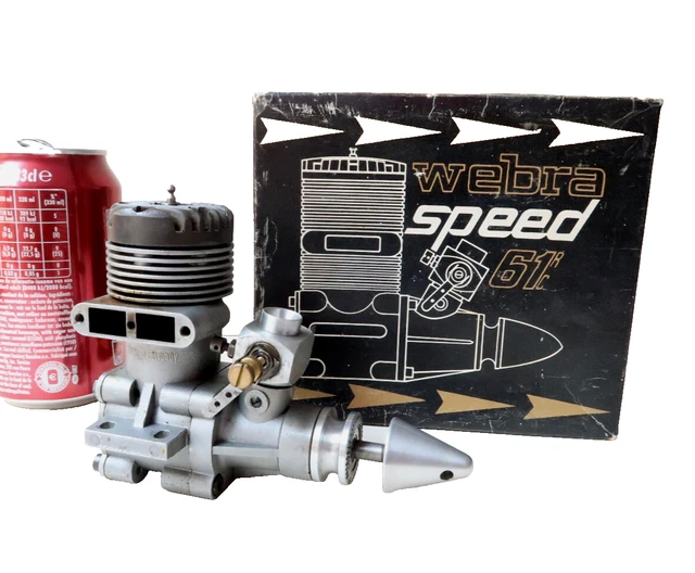 Lot 94 - WEBRA Mach-I 2.5cc diesel, and a German Turbo