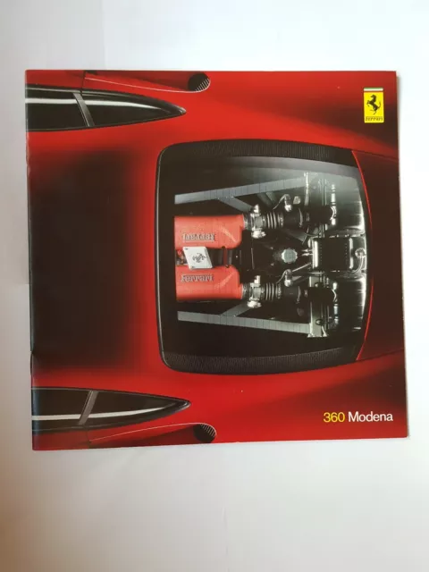 Ferrari 360 Modena 1999 Sales Brochure document 12 pages including Challenge