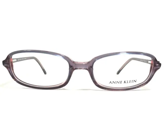Anne Klein Eyeglasses Frames AK8018 K5161 Clear Blue Pink Oval 50-18-140
