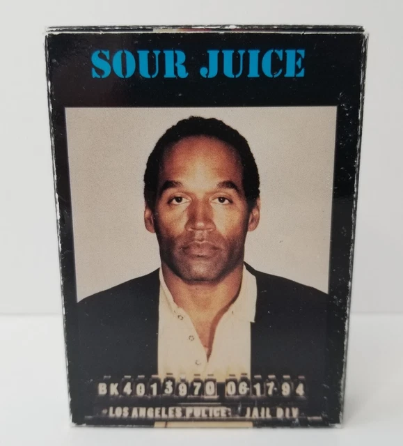 1994 OJ SIMPSON Sour Juice Trading Card Set of 32 Limited Edition 1832/