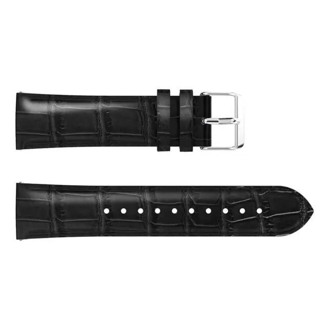 For Garmin Vivoactive 3 Strap Crocodile Leather Watch Band 3