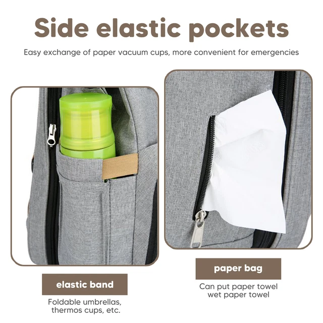 Living Traveling Share Baby Diaper Bag Multi-Function Travel Waterproof Backpack 7