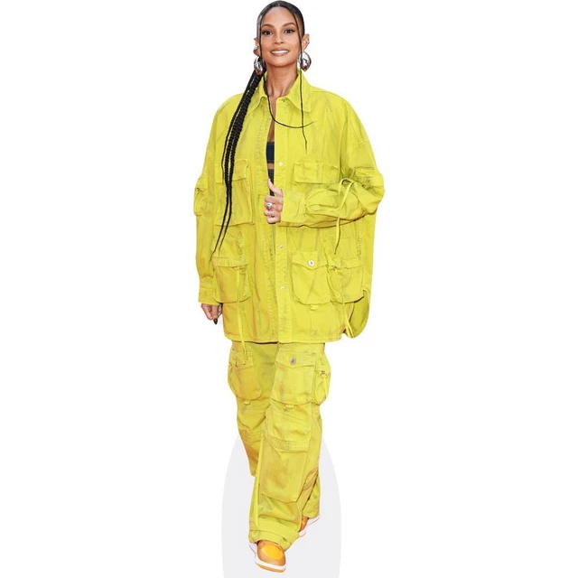 ALESHA DIXON (YELLOW) Silhouette En Carton Grandeur Nature EUR 67,53