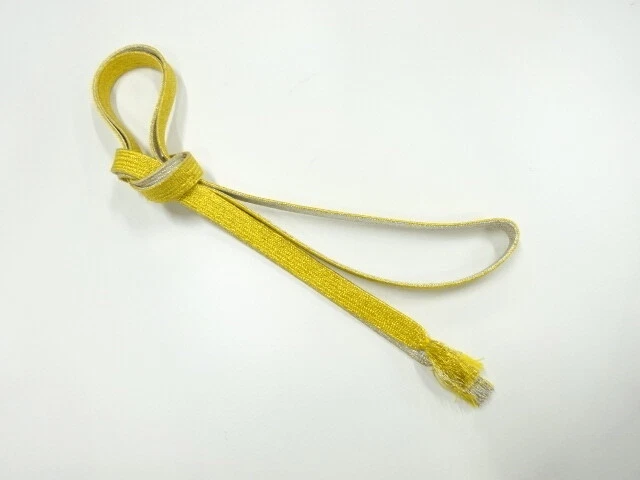 6141410: Japanese Kimono / Vintage Hand-Tied Obijime Cord