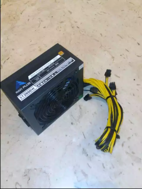 2600W PSU Alimentatore ATX support 8 GPU