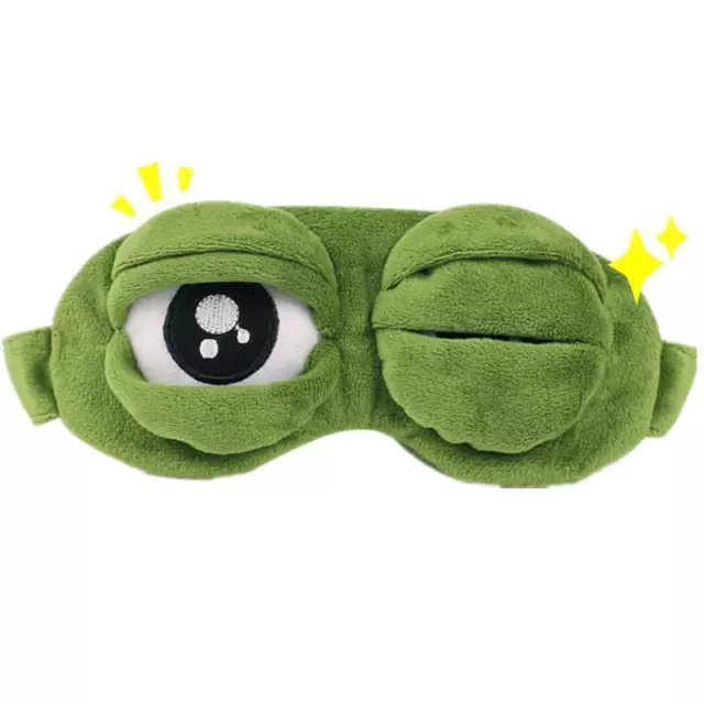 Unisex Travel Sleep Mask Eye Blindfold 3D Sleeping Eye Masks Cute Cartoon Design 2