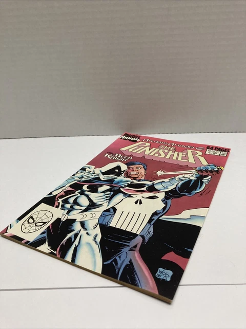 The Punisher Annual #2 Atlantis Attacks Marvel Comics 1989 -Moon Knight! Pics 🔥