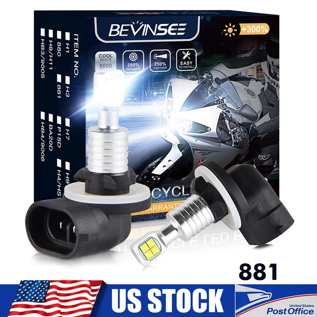 2x LED Headlight Bulbs For Polaris Sportsman 400 450 500 550 570 600 700 800 850