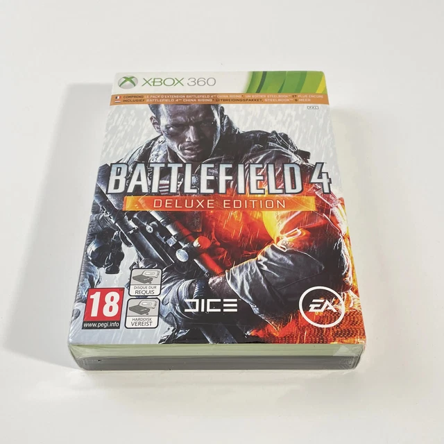 Battlefield 4 Deluxe Edition Steelbook - Xbox 360, Neuf Sous Blister (vendeur Professionnel)