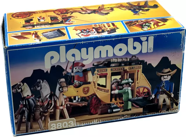 Playmobil 3803 Western Kutsche Postkutsche Vintage Set 1994 I Nicht komplett