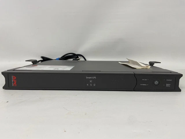 APC Smart-UPS SC 450VA 120V - 1U - Works Great, no batteries, wiring is included