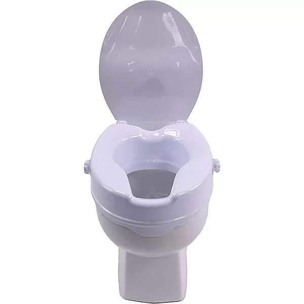 Toilettensitzerhöhung Ticco 2G 15cm mit Deckel erhöht den WC-Sitz